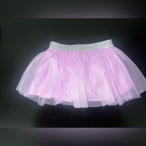 Garanimals Purple Tulle Skirt with Silver Waistband 12mon